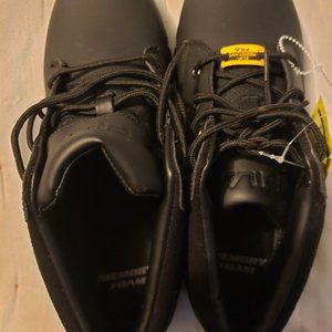 Men's Black Fila Slip Resistance Boots